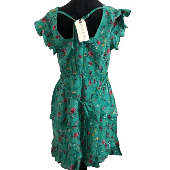 Lottie & Holly Band of Gypsy Collective Collective Floral Mini Dress Sz XS - Picture 2 of 11